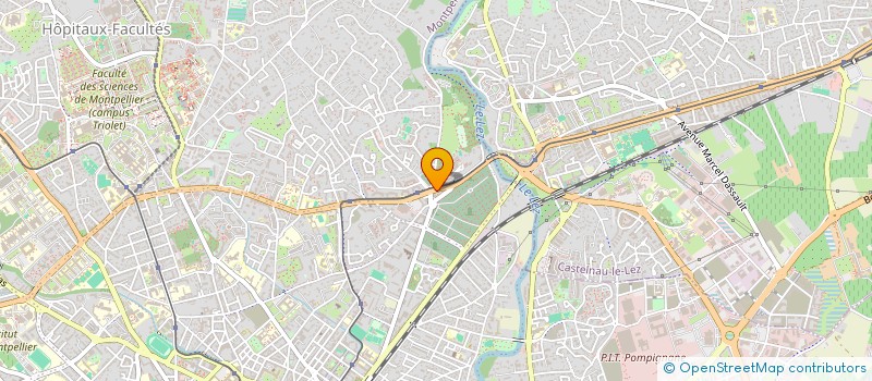 localisation de l'entreprise MADAME IRIS GODIN  MONTPELLIER