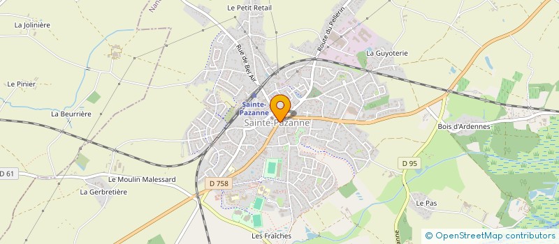 localisation de l'entreprise MADAME IRIS GUILLET à SAINTE-PAZANNE