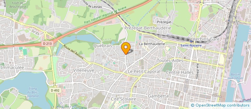 localisation de l'entreprise MADAME IRIS HEURTAUX à SAINT-NAZAIRE