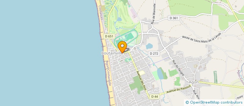 localisation de l'entreprise MADAME IRIS HUTIN  AGON-COUTAINVILLE