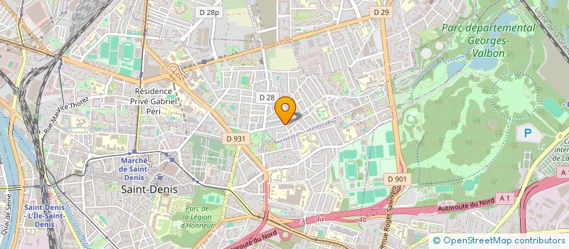 localisation de l'entreprise MADAME IRIS JANAINA MORAIS DA COSTA  SAINT-DENIS