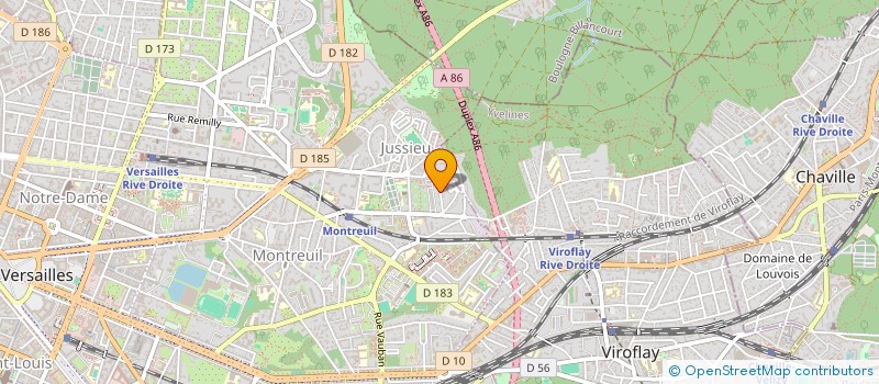 localisation de l'entreprise MADAME IRIS KALLOUCHE à VERSAILLES