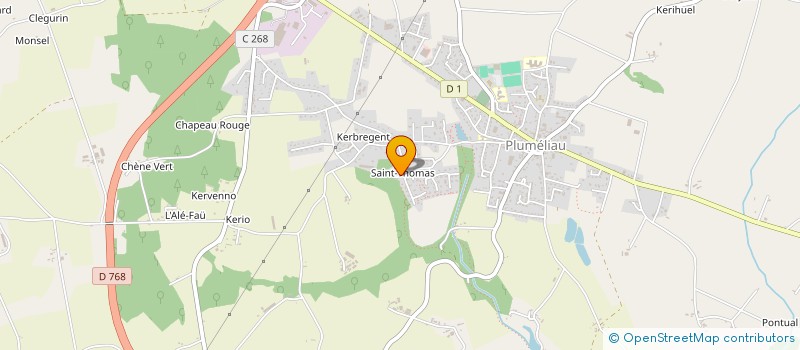 localisation de l'entreprise MADAME IRIS LE PAIH  PLUMELIAU-BIEUZY