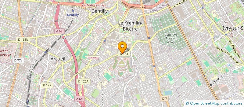 localisation de l'entreprise MADAME IRIS MANGA MABADA  LE KREMLIN-BICETRE