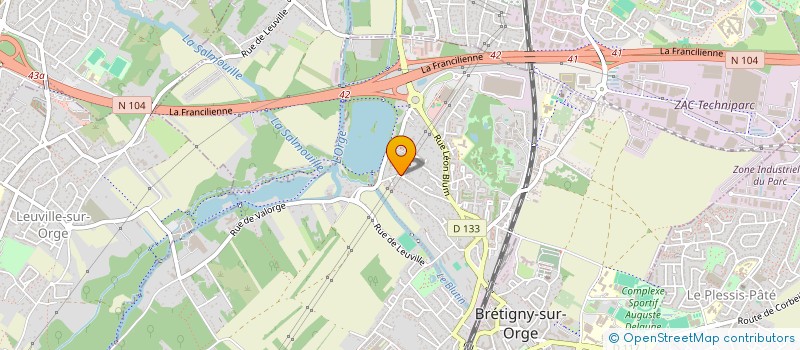 localisation de l'entreprise MADAME IRIS MARMEY à BRETIGNY-SUR-ORGE