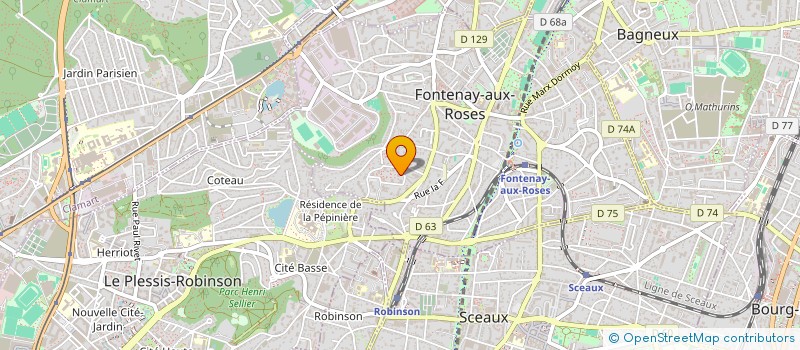 localisation de l'entreprise MADAME IRIS MASSY à FONTENAY-AUX-ROSES