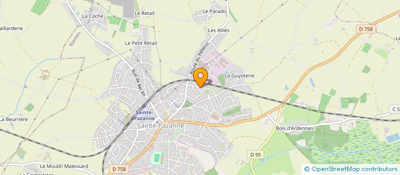 localisation de l'entreprise MADAME IRIS MORICE  NANTES