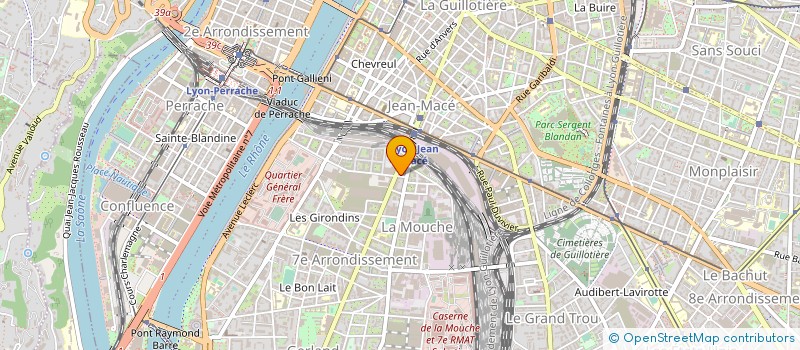 localisation de l'entreprise MADAME IRIS MULLER  LYON