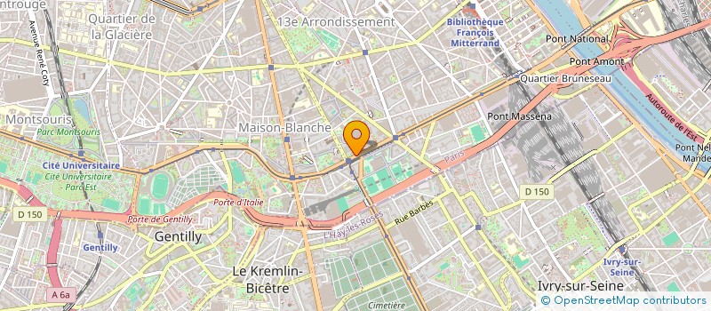 localisation de l'entreprise MADAME IRIS NGUYEN DUC LONG  PARIS