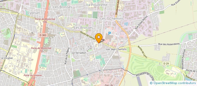 localisation de l'entreprise MADAME IRIS PARDON  BRON