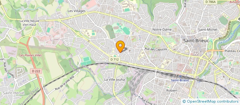 localisation de l'entreprise MADAME IRIS PEREZ à SAINT-BRIEUC