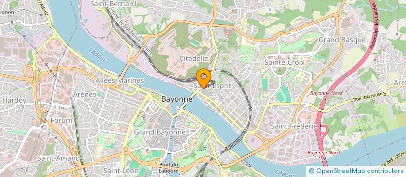 localisation de l'entreprise MADAME IRIS PETIT  BAYONNE