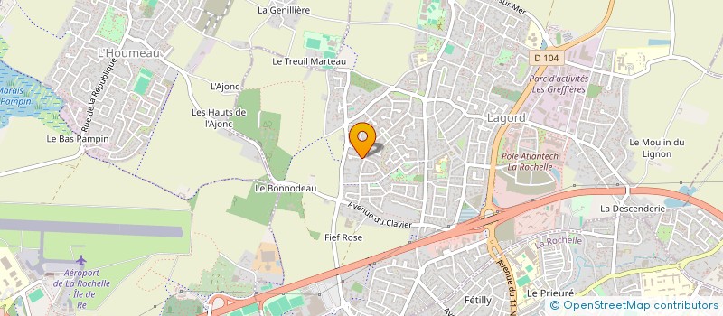 localisation de l'entreprise MADAME IRIS TEXIER  LAGORD