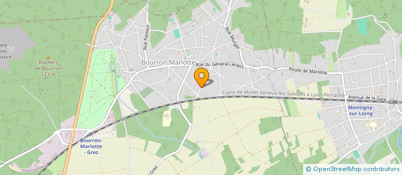 localisation de l'entreprise MADAME IRIS TONNOIR  BOURRON-MARLOTTE