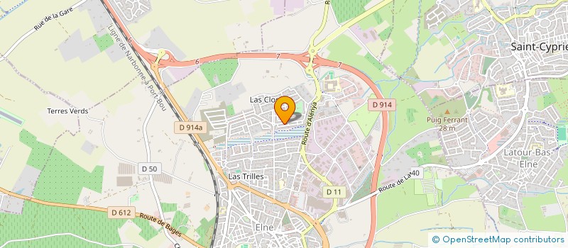 localisation de l'entreprise MADAME IRIS TRICOT  ELNE