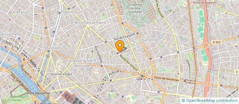 localisation de l'entreprise MADAME IRIS VEYSSIERE  PARIS