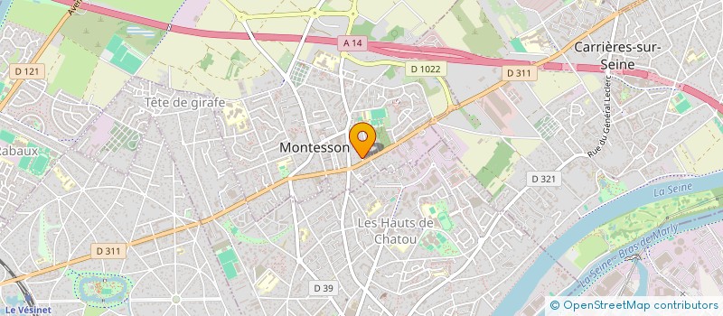 localisation de l'entreprise MADAME IRIT WILKANSKY  MONTESSON