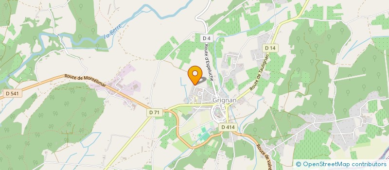 localisation de l'entreprise MADAME IRMA DOMERGUE  GRIGNAN