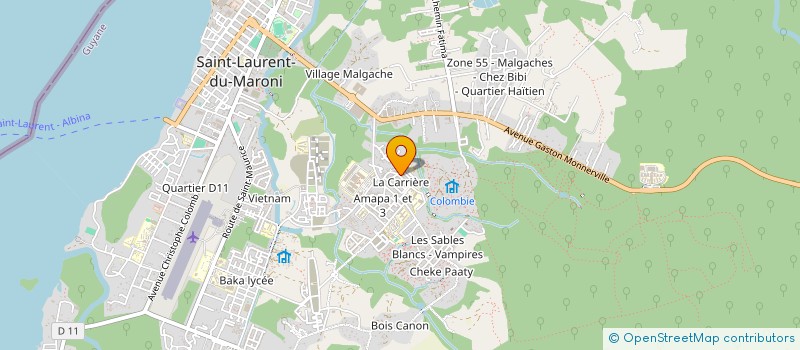 localisation de l'entreprise MADAME IRMA JORDAN à SAINT-LAURENT-DU-MARONI