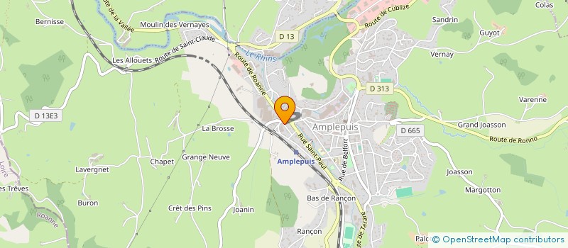 localisation de l'entreprise MADAME IRMA PHILIPPE  AMPLEPUIS