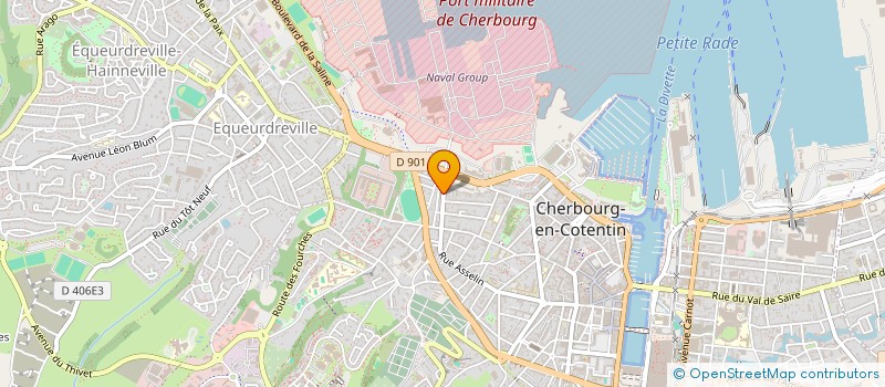 localisation de l'entreprise MADAME IRMA POTIER  CHERBOURG-EN-COTENTIN