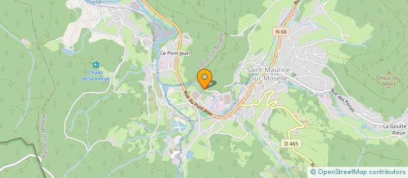 localisation de l'entreprise MADAME IRMA VANNSON à SAINT-MAURICE-SUR-MOSELLE