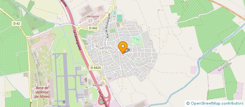 localisation de l'entreprise MADAME IRMINDA XAVIER PEREIRA  GARONS