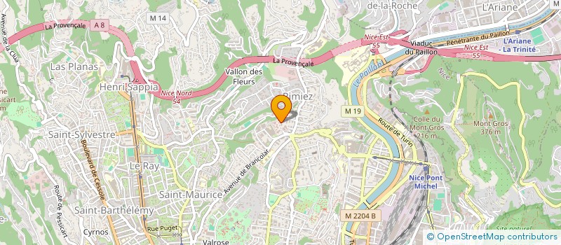 localisation de l'entreprise MADAME IRMTRAUT KRUMLING à NICE