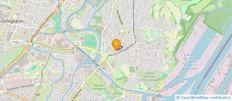 localisation de l'entreprise MADAME IRYNA KONDRYKINA à STRASBOURG