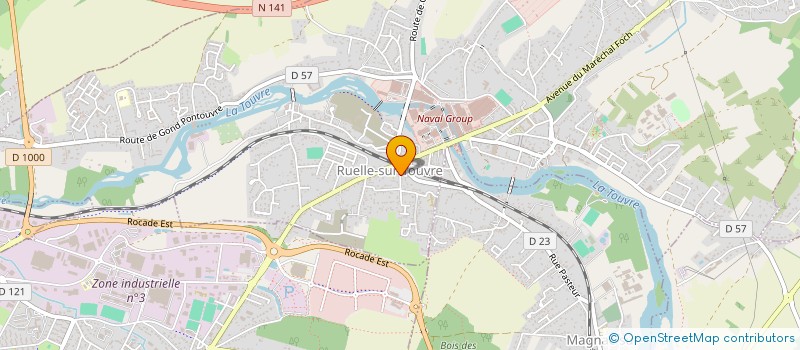 localisation de l'entreprise MADAME IRYNA KONSTANTINOVA à RUELLE-SUR-TOUVRE