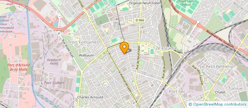 localisation de l'entreprise MADAME IRYNA KORBUT  REIMS