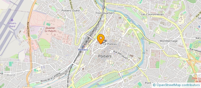 localisation de l'entreprise MADAME IRYNA KURYANOVICH  POITIERS