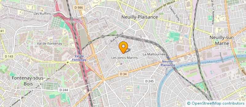 localisation de l'entreprise MADAME IRYNA NIKITENKO à LE PERREUX-SUR-MARNE
