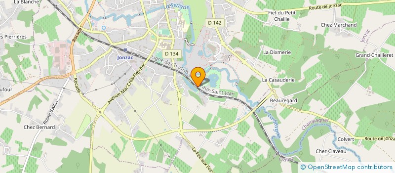 localisation de l'entreprise MADAME IRYNA PASHCHENKO  JONZAC