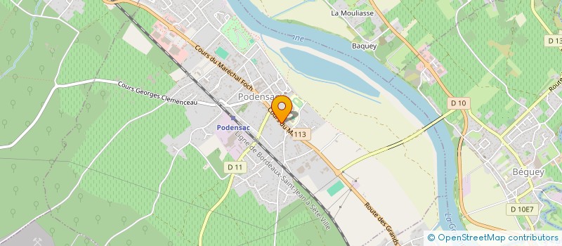 localisation de l'entreprise MADAME IRYNA PIDHORNA  PODENSAC