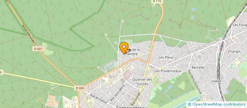 localisation de l'entreprise MADAME IRYNA PIONTKOVSKA  FONTAINEBLEAU