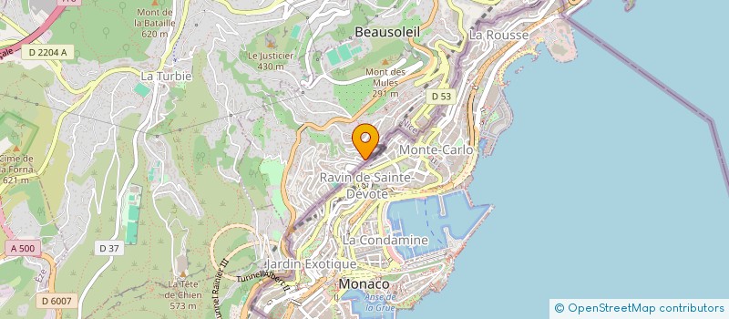 localisation de l'entreprise MADAME IRYNA PROTSENKO à BEAUSOLEIL