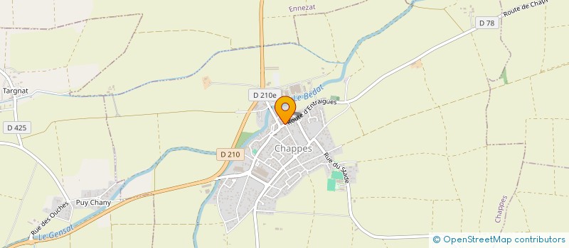 localisation de l'entreprise MADAME IRYNA PROTSENKO  CHAPPES