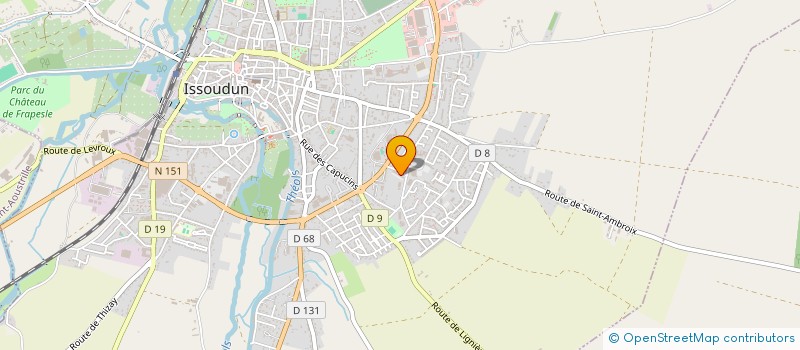 localisation de l'entreprise MADAME IRYNA RINDUK à ISSOUDUN