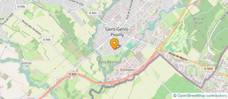 localisation de l'entreprise MADAME IRYNA SCHASTLYVA  SAINT-GENIS-POUILLY