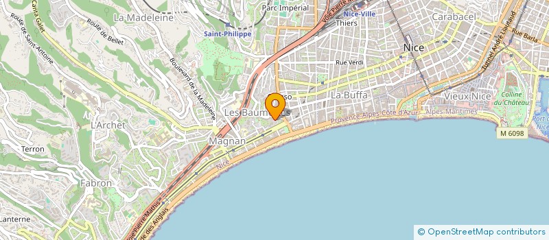 localisation de l'entreprise MADAME IRYNA SKOROBAGATKO à NICE