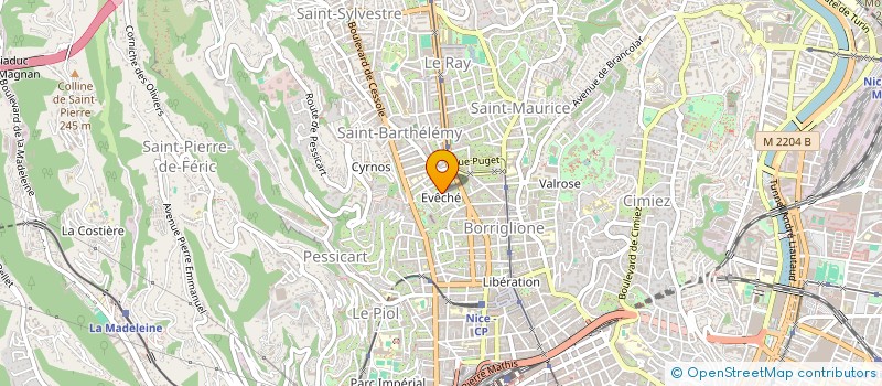 localisation de l'entreprise MADAME IRYNA SNIATKOVA à NICE