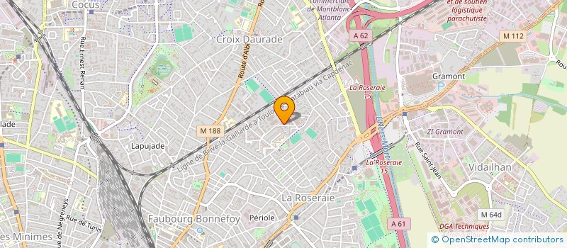 localisation de l'entreprise MADAME IRYNA TUZ  TOULOUSE