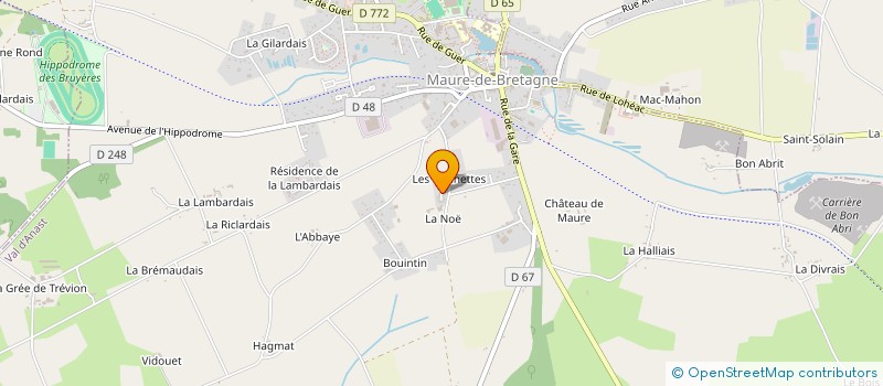 localisation de l'entreprise MADAME ISA FERNANDES FONSECA FERREIRA  VAL D'ANAST