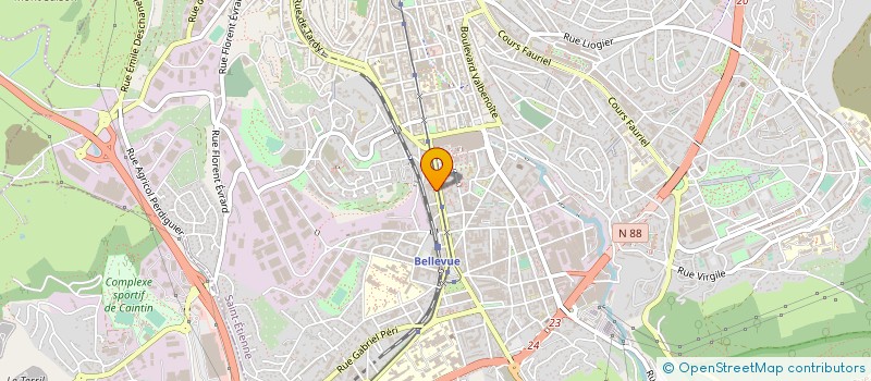 localisation de l'entreprise MADAME ISA KURBAN à SAINT-ETIENNE