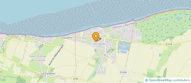 localisation de l'entreprise MADAME ISAAKIA COUSSANTIEN  ASNELLES