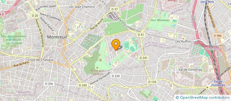 localisation de l'entreprise MADAME ISABEL CHOQUET à MONTREUIL