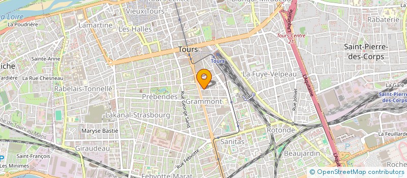 localisation de l'entreprise MADAME ISABEL COUTANCEAU  TOURS