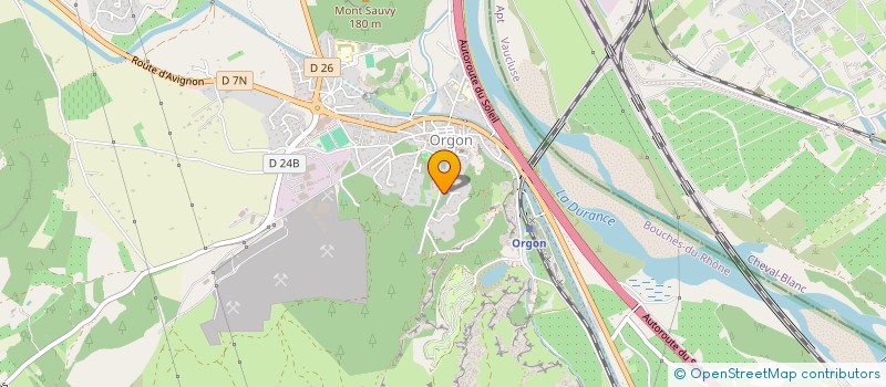 localisation de l'entreprise MADAME ISABEL DE GEA  ORGON