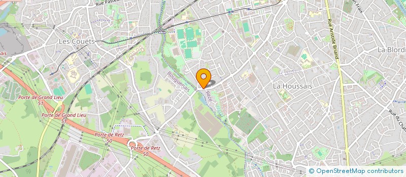 localisation de l'entreprise MADAME ISABEL DELAMAIRE  REZE